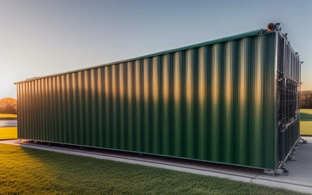 Storage units and parking at Orchard Nurseries, Pinvin, Worcestershire